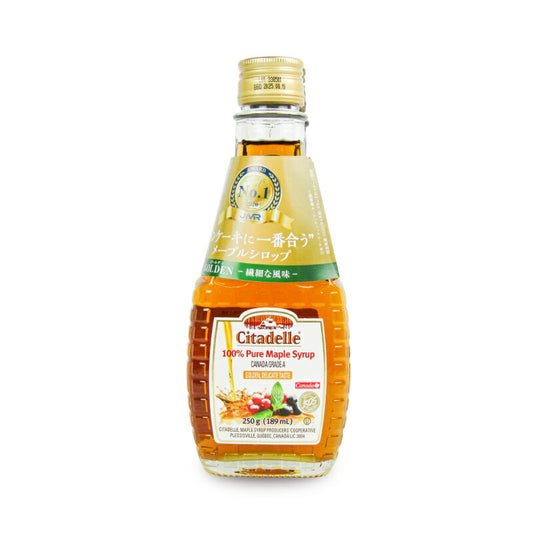 シタデールピュアメープルシロップゴールデンデリケートテイスト250g(189ml)