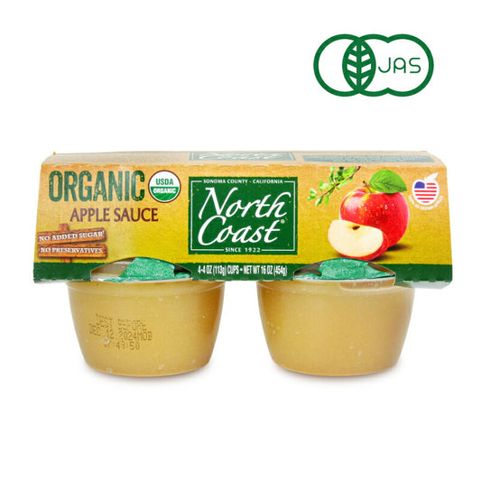 ノースコースト有機アップルソース4カップタイプ452g(113g×4個)