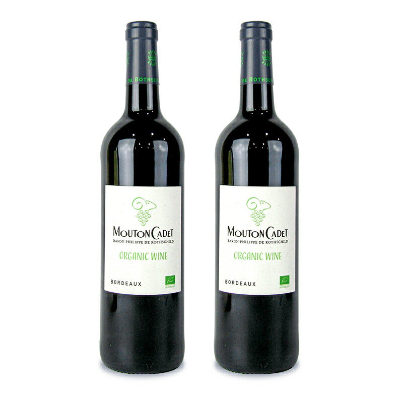 【マラソン限定!最大2000円OFFクーポン配布中】《送料無料》エノテカムートンカデルージュオーガニック750ml×2本赤ワインミディアムボディ