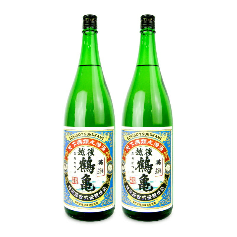 【マラソン限定!最大2000円OFFクーポン配布中!】越後鶴亀美撰1800ml