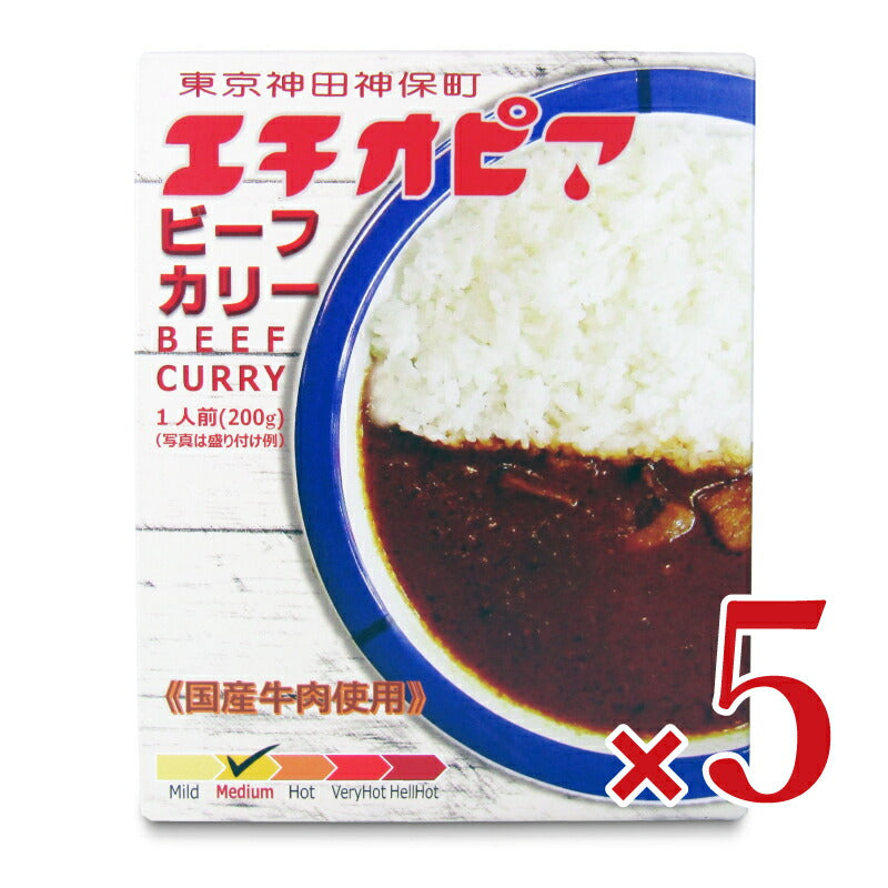 【マラソン限定!最大2160円OFFクーポンプレゼント!】おかんエチオピアビーフカリー200g×5個