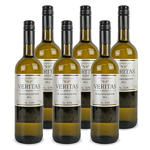 【マラソン限定!最大2000円OFFクーポン配布中】《送料無料》パナバックノンアルコールワインヴェリタスホワイト750ml×6本