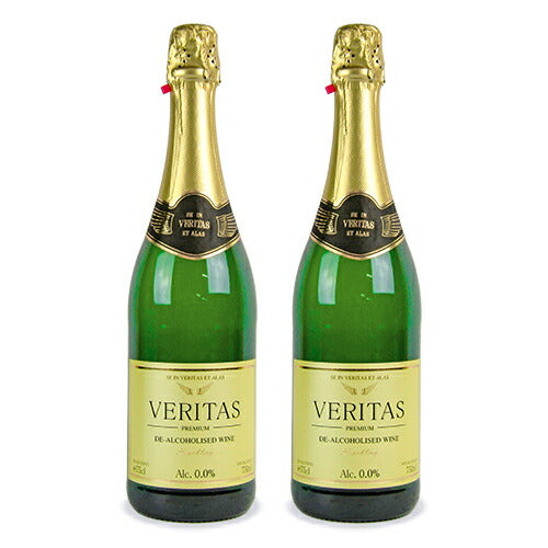 【マラソン限定!最大2000円OFFクーポン配布中】《送料無料》パナバックノンアルコールヴェリタススパークリングワイン750ml×2本白