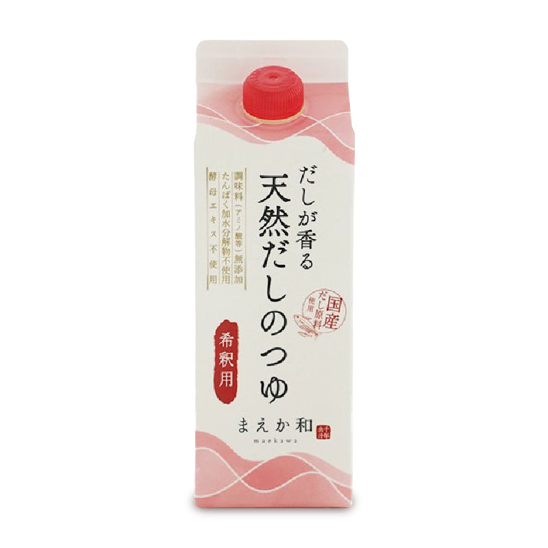 マエカワテイスト だしが香る 天然だしのつゆ 500ml – にっぽん