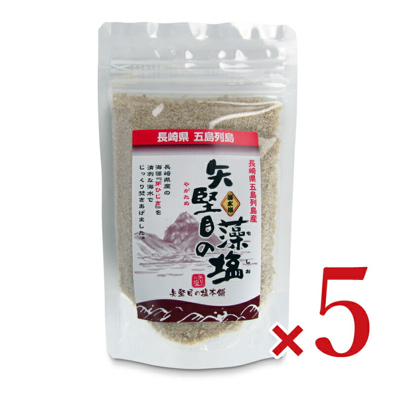 矢堅目の藻塩100g×5袋