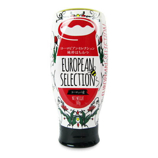 【マラソン限定!!最大2000円OFFクーポン配布中!!】鹿野養蜂園ヨーロピアンセレクション純粋はちみつ(チューブボトル)500gポリ