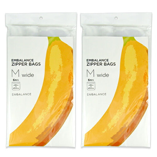 【マラソン限定!最大2,000円OFFクーポン配布中】エンバランスジッパーバッグMwide6枚入T12179EMBALANCE