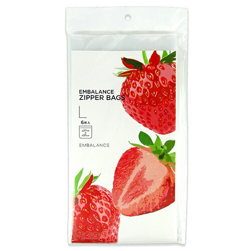 【マラソン限定!最大2,000円OFFクーポン配布中】エンバランスジッパーバッグL6枚入T12180EMBALANCE