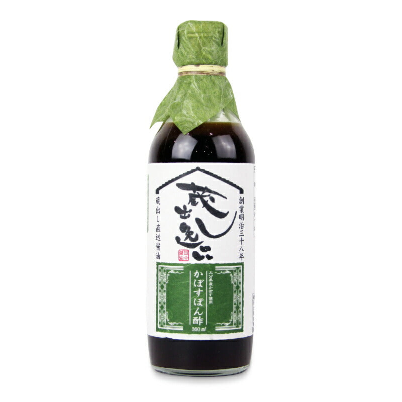 田中醤油店 かぼすぽん酢 360ml – にっぽん津々浦々｜本店