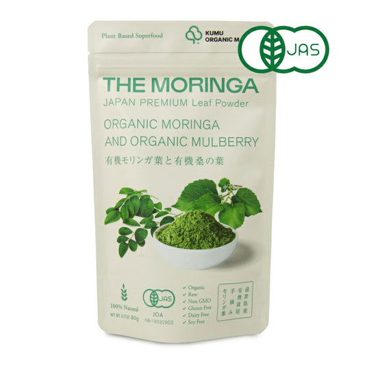 【マラソン限定!最大2200円OFFクーポン配布中!】有機モリンガと有機桑の葉パウダー90gKUMUORGANICMARKETTHEMORINGA