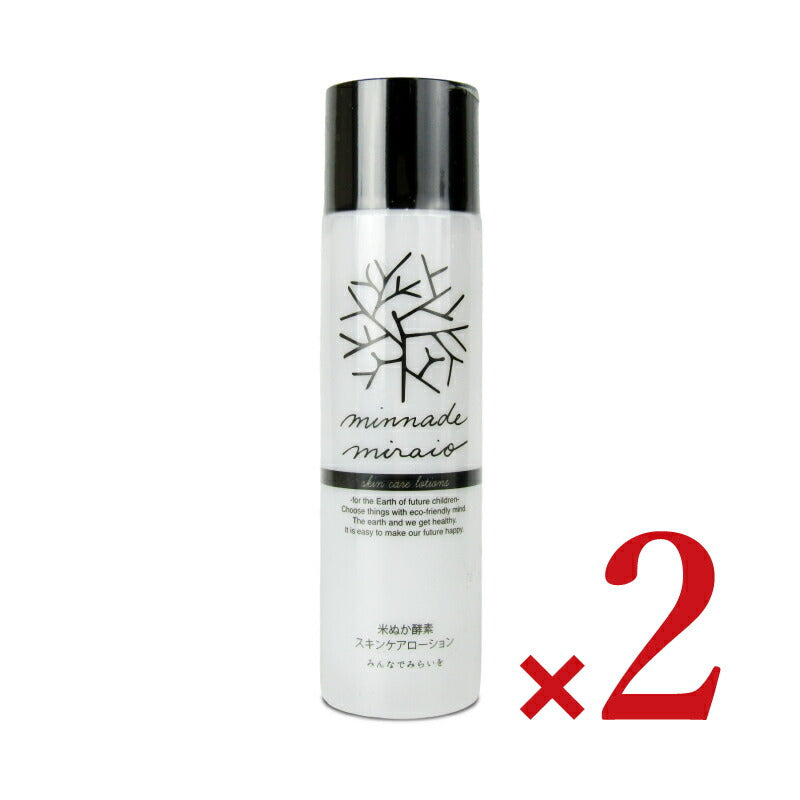 みんなでみらいを米ぬか酵素スキンケアローション110ml