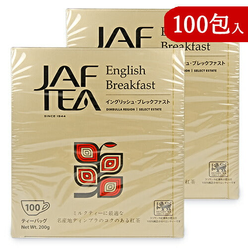 セイロンファミリー JAF TEA イングリッシュブレックファスト ティーバッグ 100包入 紅茶