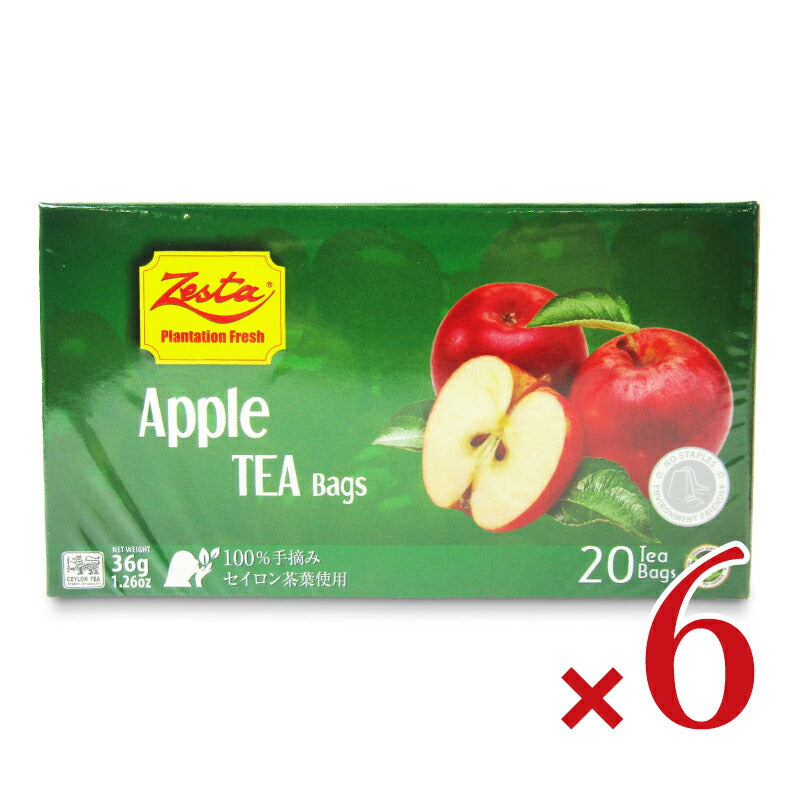 《送料無料》ゼスタアップルティ1.8g×20TB×6個