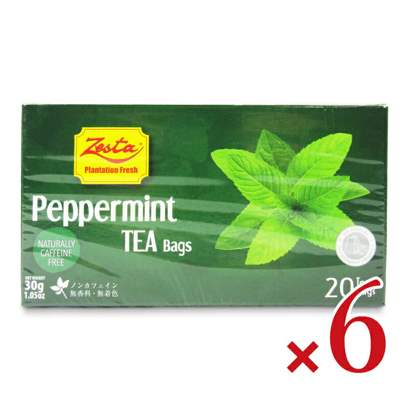 《送料無料》ゼスタペパーミントティ1.5g×20TB×6個