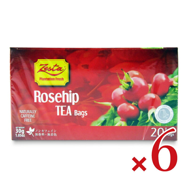 《送料無料》ゼスタローズヒップティ1.5g×20TB×6個