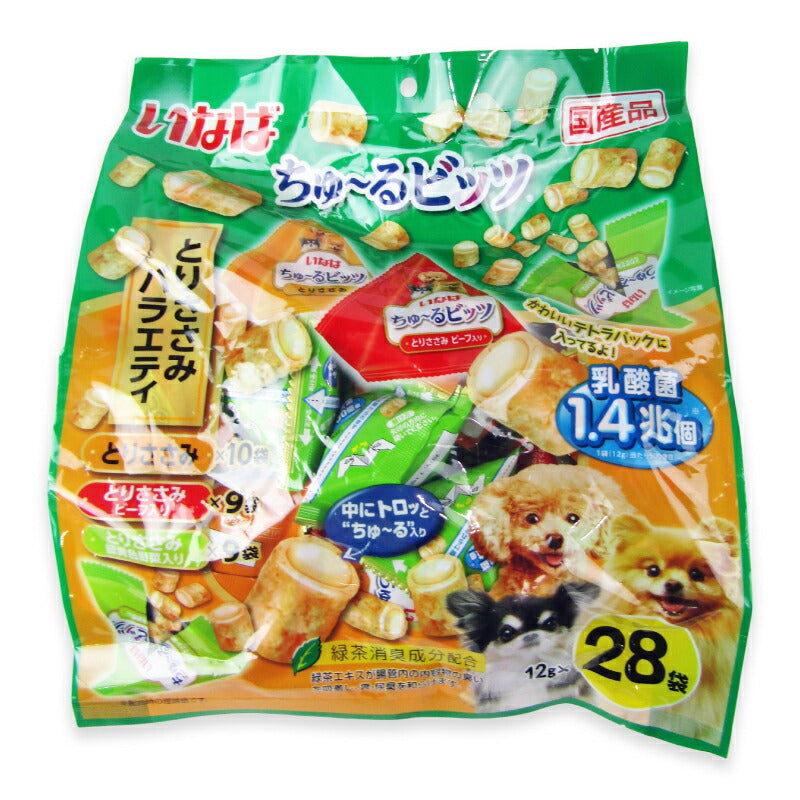 いなば ちゅ～るビッツ とりささみバラエティ 12g×28袋 – にっぽん