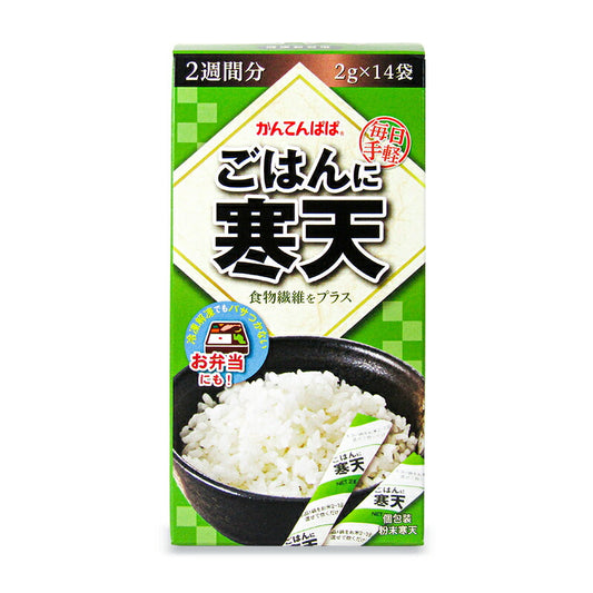 【10/20(金)24時間限定まとめ買い最大10%OFF】伊那食品工業ごはんに寒天2g×14本