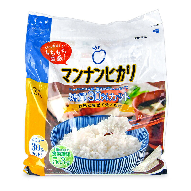 マンナンヒカリ　6袋 大塚食品 マンナンヒカリ 1.5kg （通販用 1500g） – にっぽん津々浦々