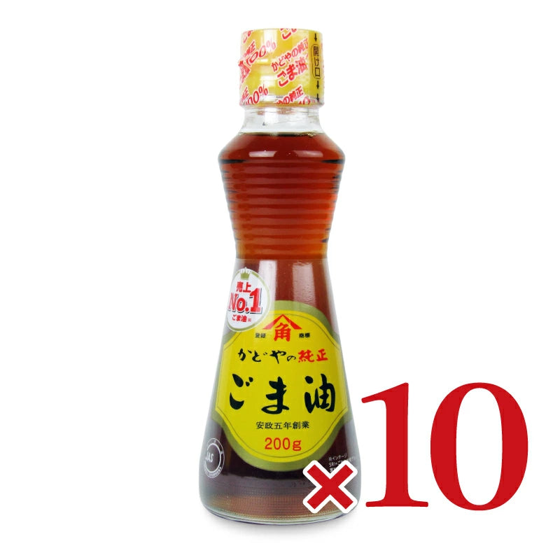 かどや製油 金印純正ごま油 200g