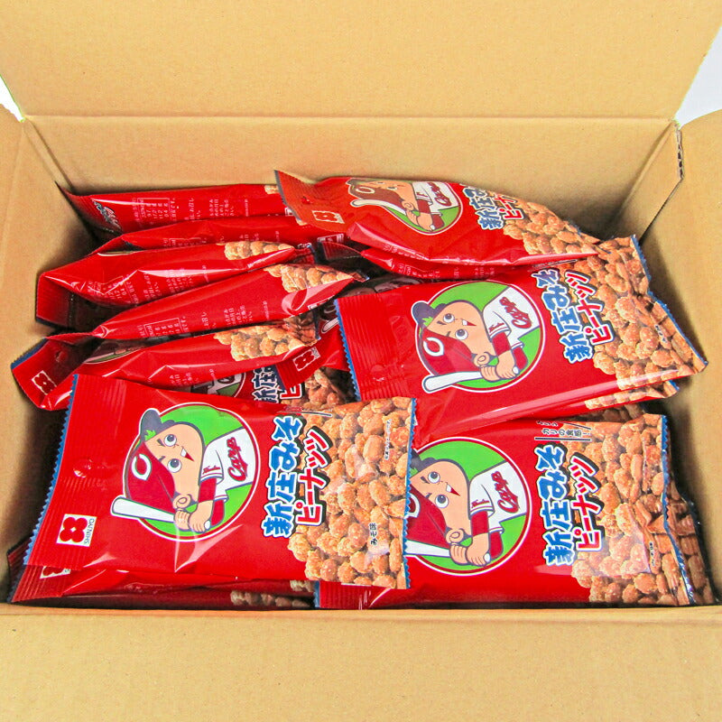 【34時間限定!食フェス限定クーポン配布中!】《送料無料》新庄みそカープみそピーナッツ40g×30袋ケース販売