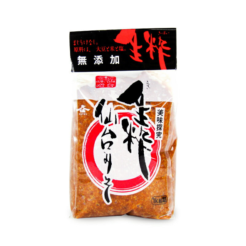 仙台味噌醤油 ジョウセン 生粋 仙台みそ 1kg – にっぽん津々浦々｜本店