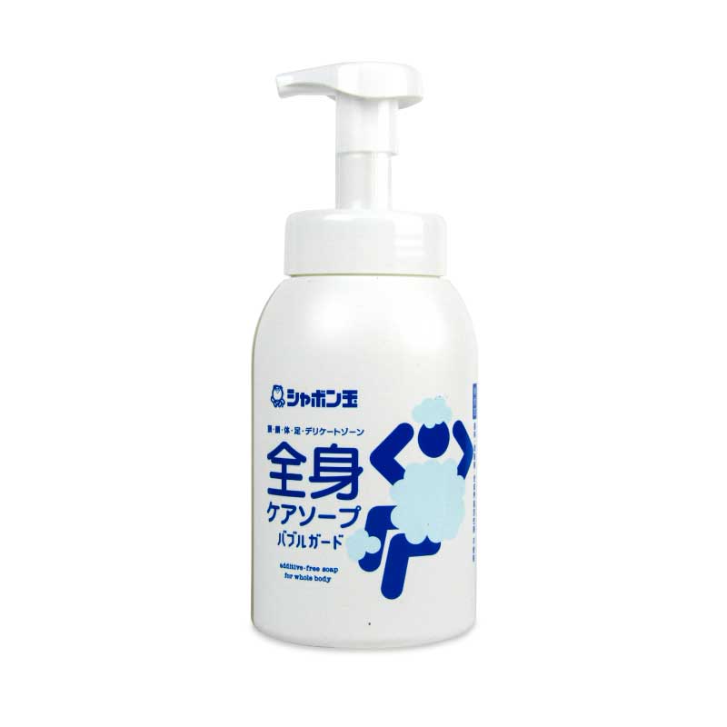シャボン玉石けん 全身ケアソープ バブルガード 本体 570ml – にっぽん