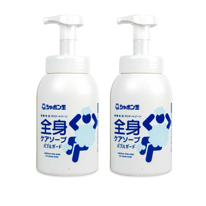 【スーパーSALE限定!最大2000円OFFクーポン配布中】シャボン玉石けん全身ケアソープバブルガード本体570ml