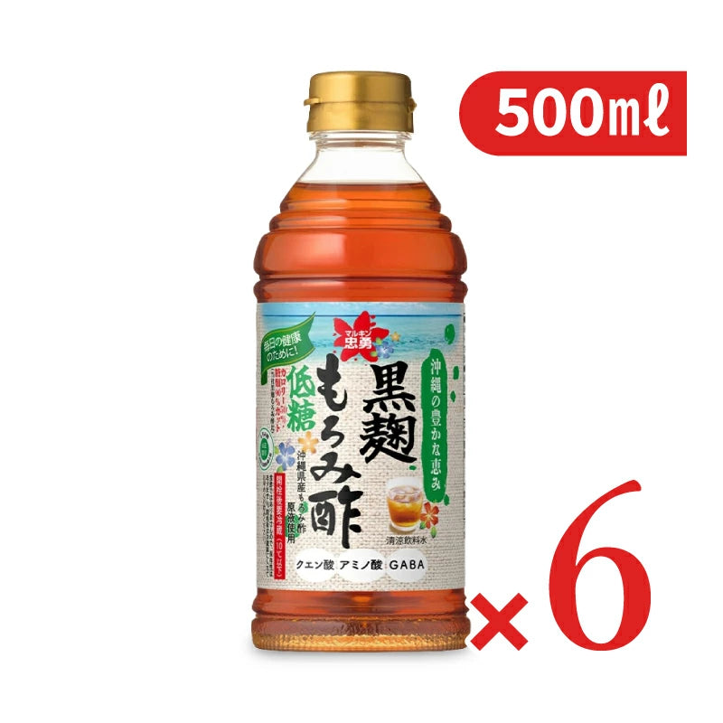 盛田 マルキン 黒麹もろみ酢 低糖 PET 500ml