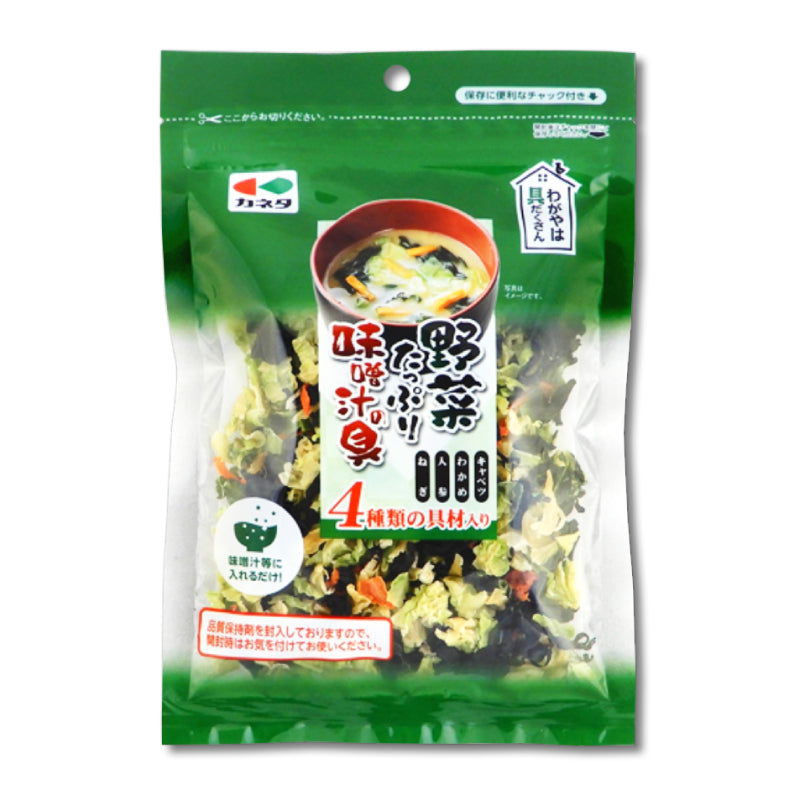 カネタ・ツーワン 徳用野菜たっぷり味噌汁の具 90g – にっぽん津々浦々