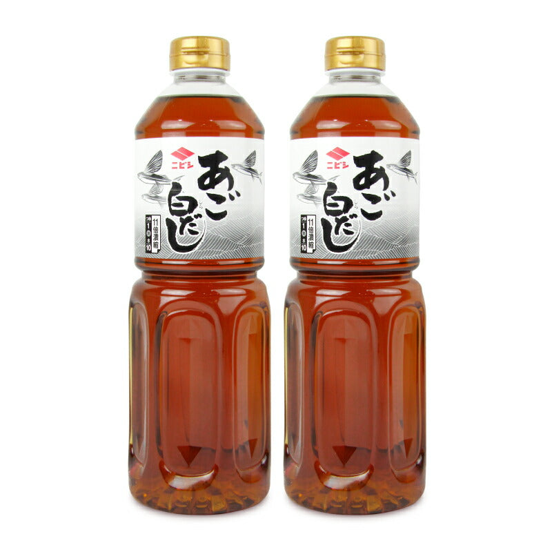 【マラソン限定!最大2200円OFFクーポン配布中!】ニビシ醤油あご白だし1L