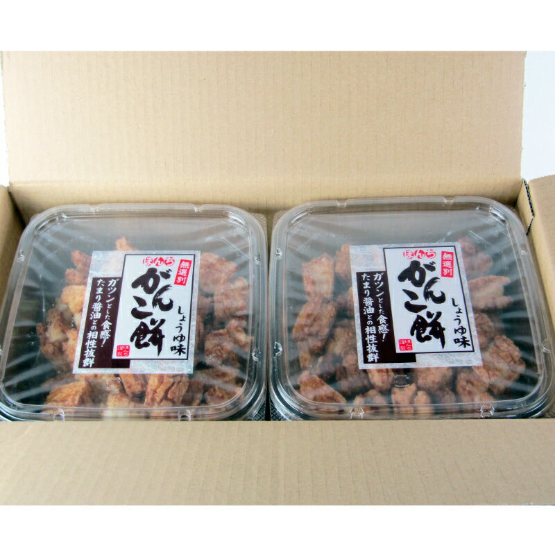 【マラソン限定!最大2200円OFFクーポン配布中】ぼんちがんこ餅しょうゆ味205g×6個ケース販売