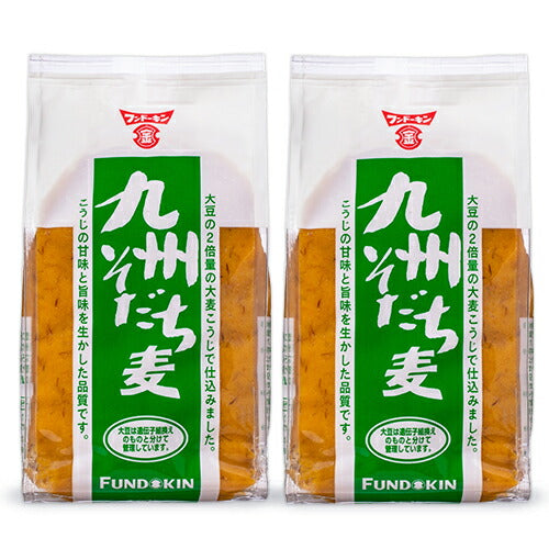 フンドーキン九州そだち麦1kg×2個麦味噌甘口