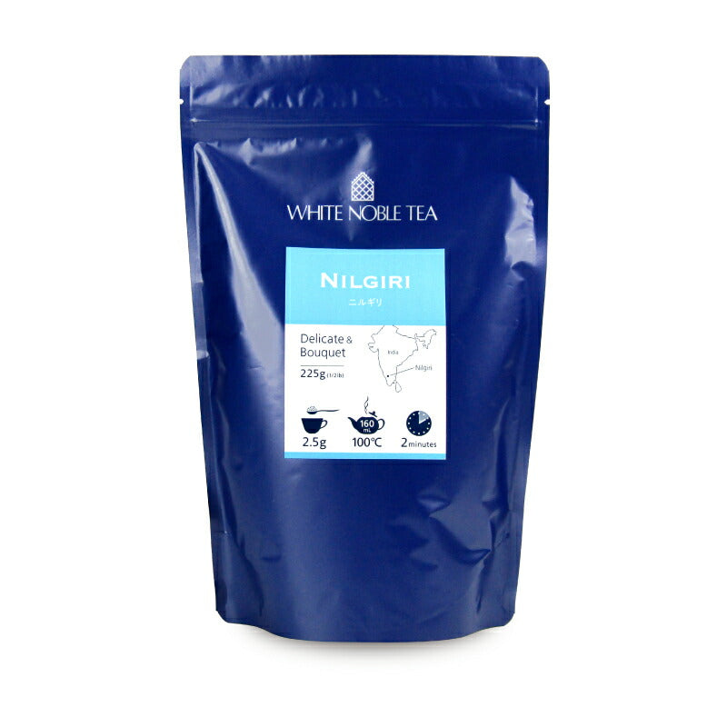 【マラソン限定!!最大2000円OFFクーポン配布中】三井農林ホワイトノーブルニルギリ225gリーフティー