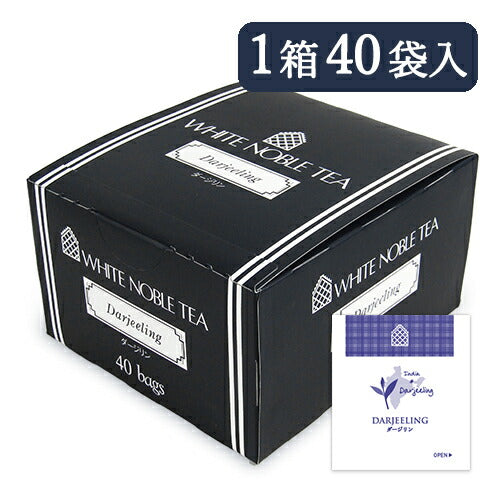 【マラソン限定!最大2000円OFFクーポン配布中】三井農林ホワイトノーブルダージリンティーバッグ40袋入りWN紅茶