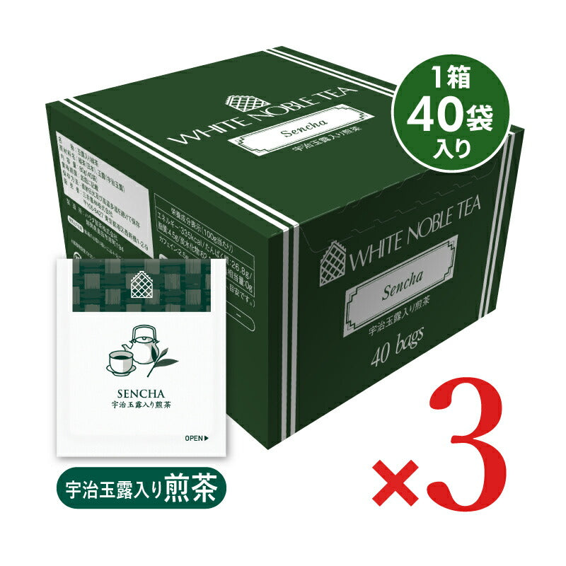三井農林WNホワイトノーブル宇治玉露入り煎茶TB40P
