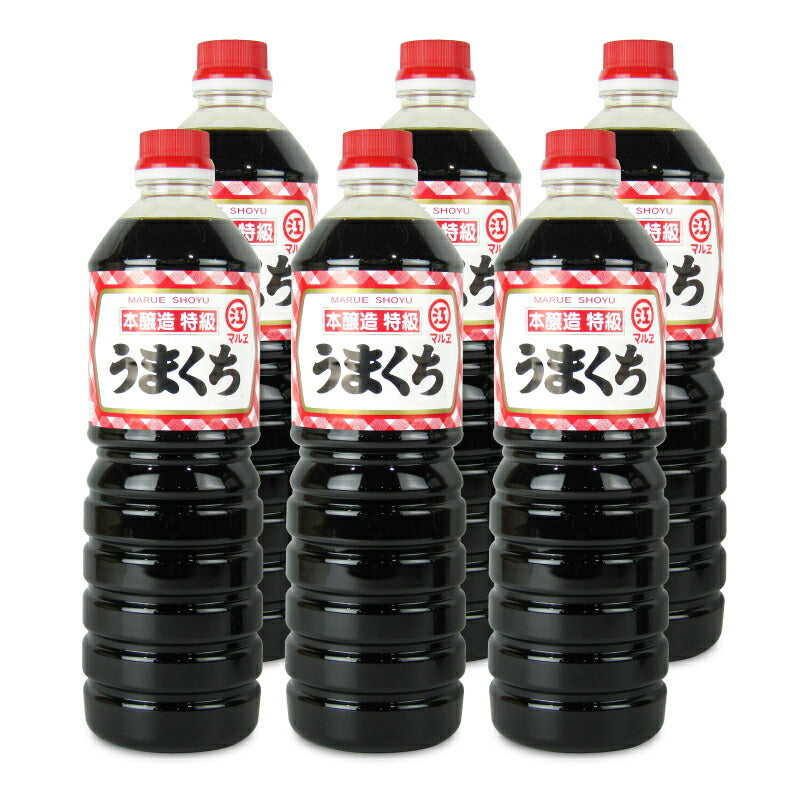 【マラソン限定!最大2000円OFFクーポン配布中!】マルエ醤油特級うまくちしょうゆ1L