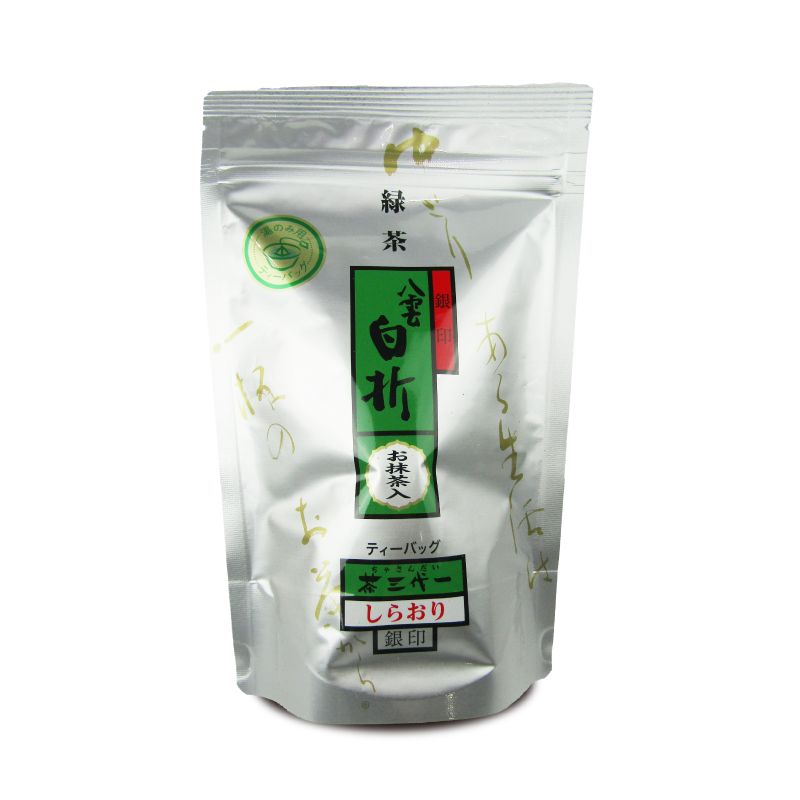 茶三代一 八雲白折銀印 ティーバッグ （湯飲み用）3g×18個 – にっぽん