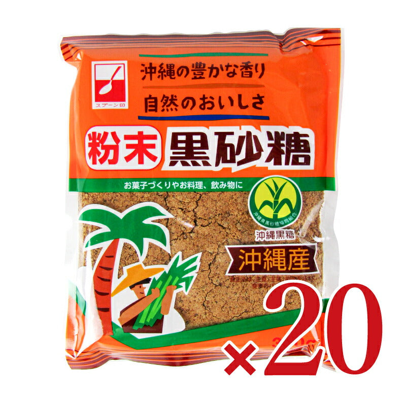 《送料無料》三井製糖スプーン印粉末黒砂糖300g×10個×2箱ケース販売