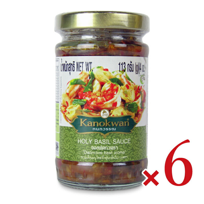 【マラソン限定!最大2200円OFFクーポン配布中!】ユウキ食品カノワンガパオ炒めペースト113g×6個