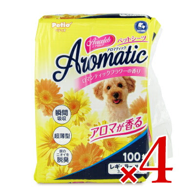 ペティオエアセレブアロマティックペットシーツレギュラー100枚