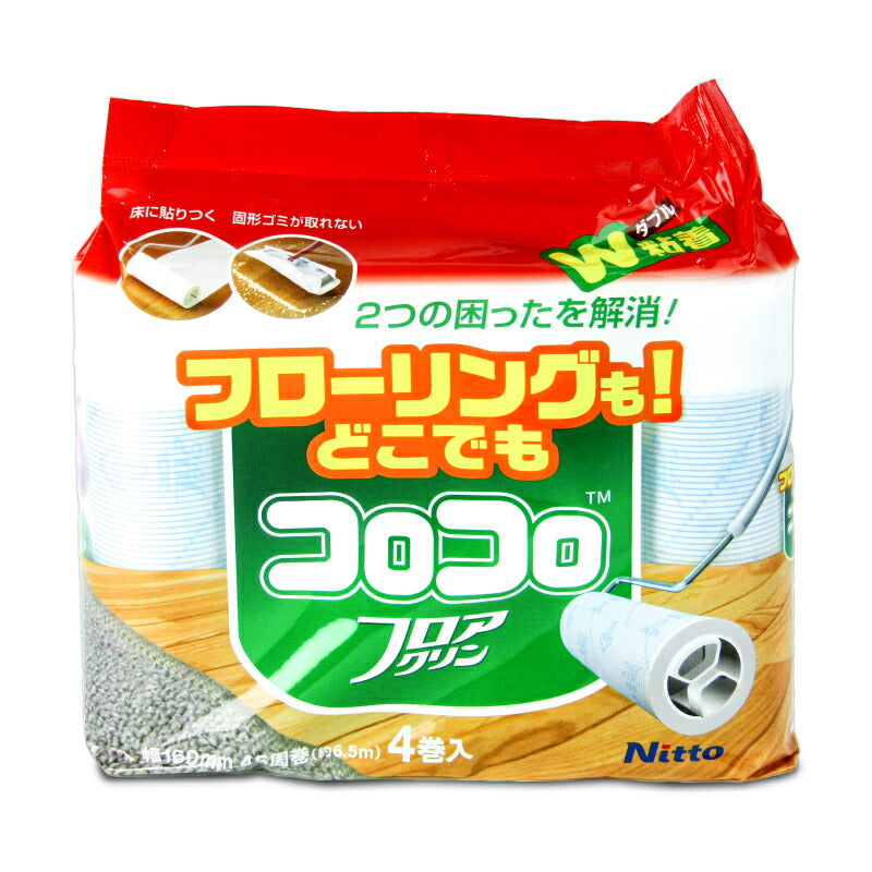 ニトムズコロコロスペアテープフロアクリン45周4P