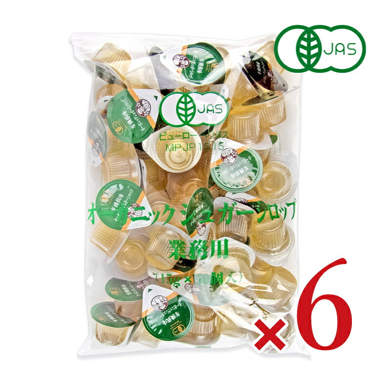 《送料無料》サクラ食品工業オーガニックシュガーシロップ業務用15g×50個×3袋有機JAS