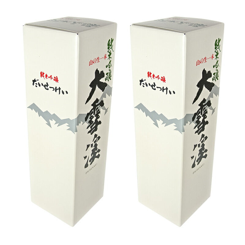 《送料無料》大雪渓酒造大雪渓純米吟醸1.8L×2箱化粧箱入