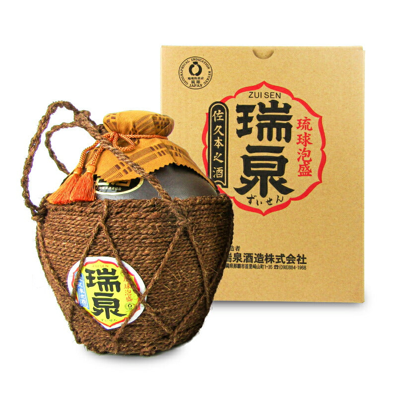 瑞泉酒造1升巻壺古酒43度1800m