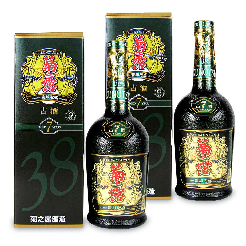 【マラソン限定!最大2000円OFFクーポン配布中!】《送料無料》菊之露酒造菊之露古酒7年泡盛720ml×2本38度