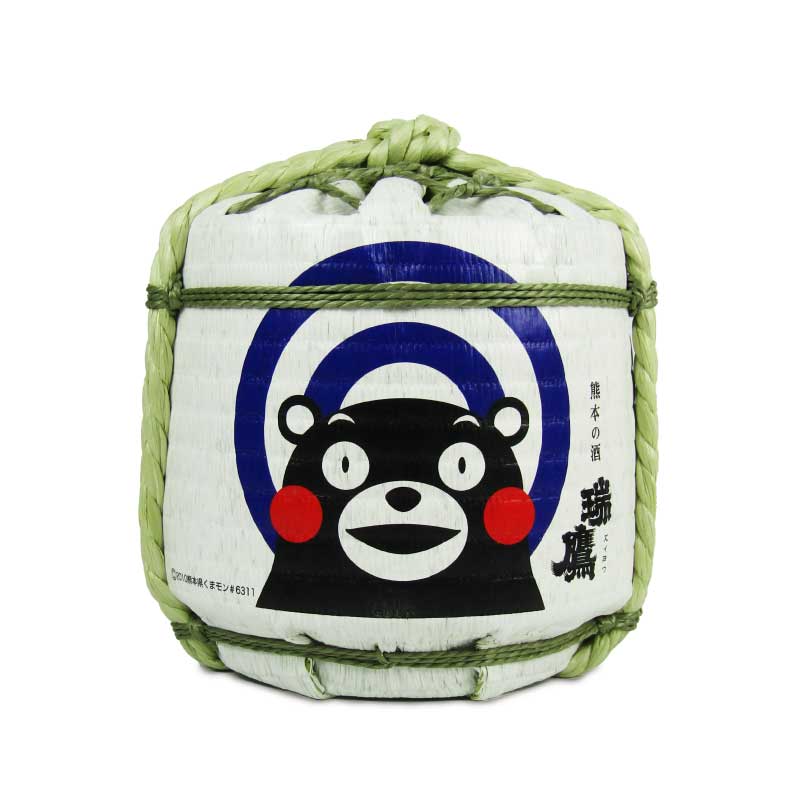 【スーパーSALE限定!最大2000円OFFクーポン配布中】瑞鷹くまもと菰樽(くまモン絵入)1.8L