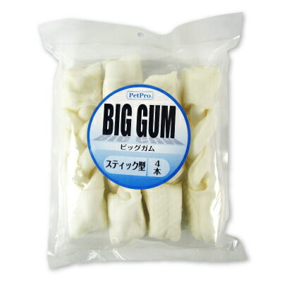 【最大2,000円OFFクーポン配布中!楽天スーパーSALE!】ペットプロBIGガムスティック型4本