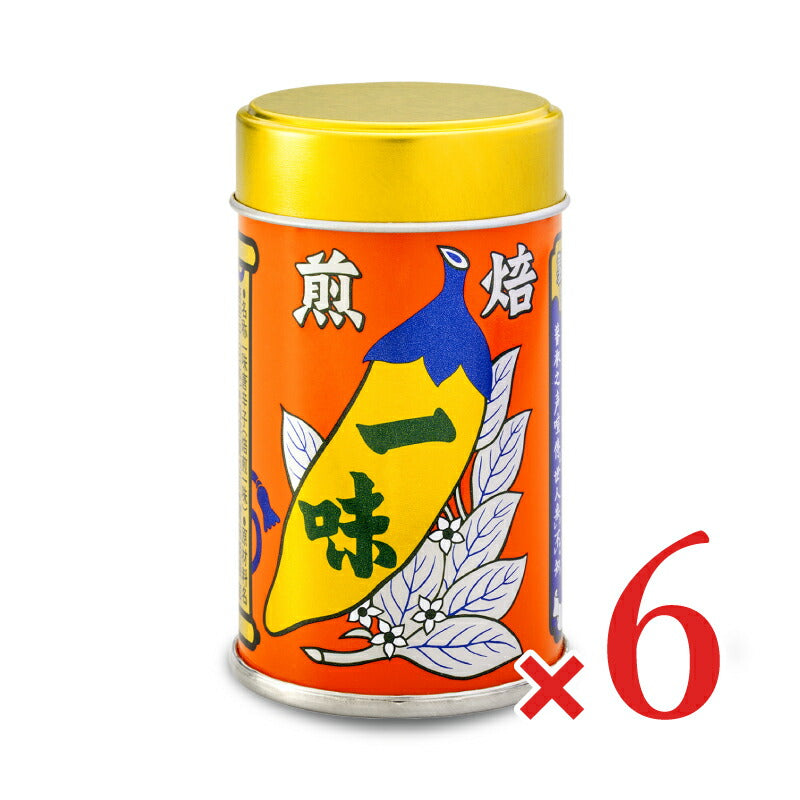 八幡屋礒五郎一味唐がらし缶12g×6本