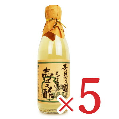 【最大2,000円OFFクーポン配布中!楽天スーパーSALE!】《送料無料》とば屋酢店壺之酢360ml×5本