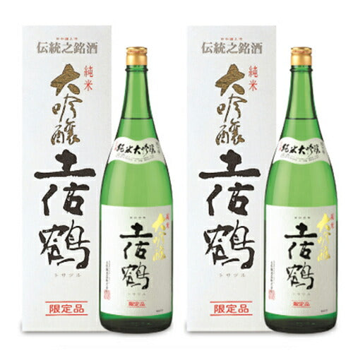 【最大2,000円OFFクーポン配布中!楽天スーパーSALE!】《送料無料》土佐鶴純米大吟醸1800ml×2本